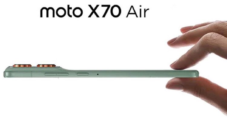 Kemunculan Moto X70 Air: Motorola Tantang Pasar HP Tipis