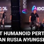 Detik Panik saat Robot Humanoid Aidol Jatuh di Panggung