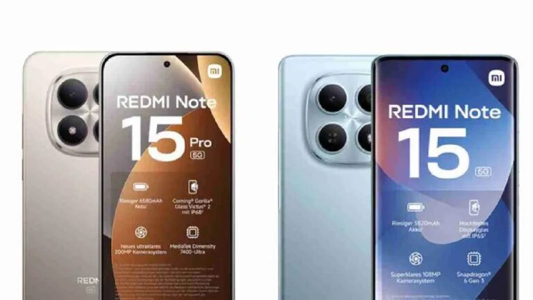 Perbandingan Spesifikasi Redmi Note 15 4G dan Redmi Note 5G di Indonesia