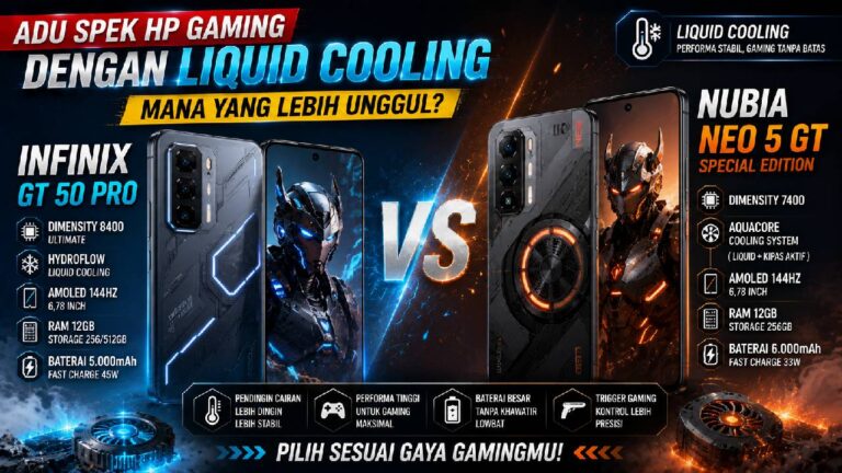 Adu Spek Infinix GT 50 Pro Vs Nubia Neo 5 GT Special Edition, Mana HP Gaming yang Lebih Unggul?
