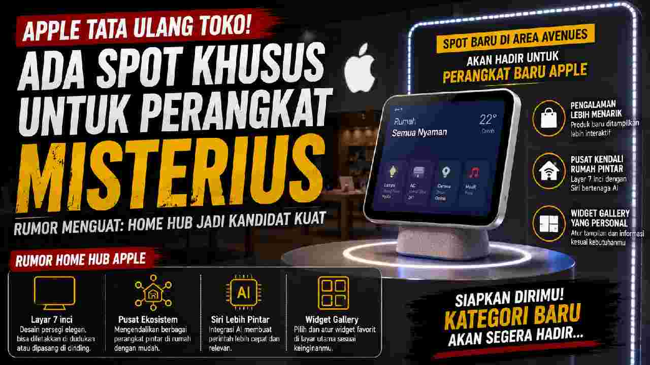 Apple Siapkan Spot Misterius di Toko, Home Hub Jadi Kandidat Kuat