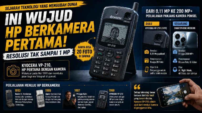 Mengenal Kyocera VP-210, HP Berkamera Pertama dengan Resolusi Hanya 0,11 MP