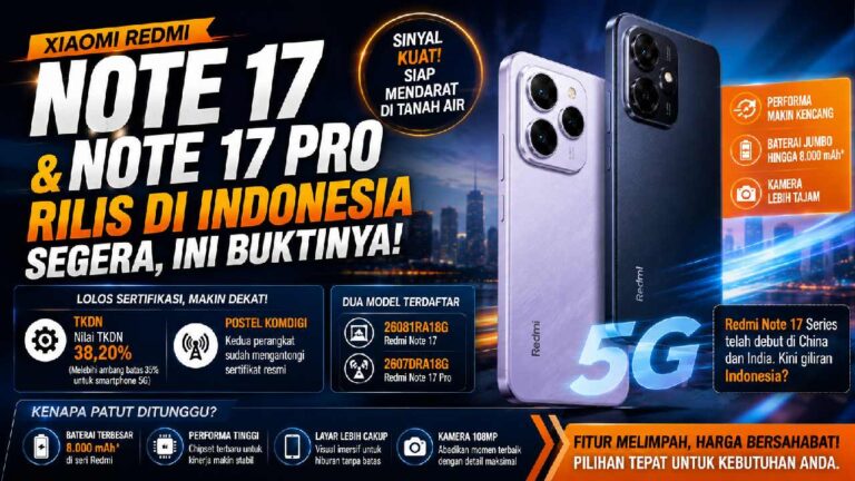 Redmi Note 17 Series Makin Dekat ke Indonesia, Sertifikasi Jadi Petunjuk Kuat