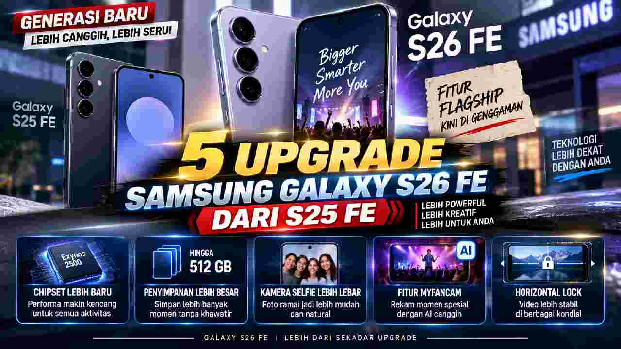 5 Upgrade Samsung Galaxy S26 FE yang Membuatnya Lebih Menarik dari S25 FE