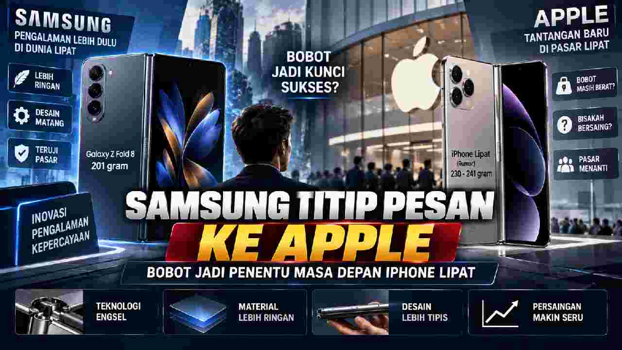 Samsung Beri Pesan untuk Apple Jelang Kehadiran iPhone Lipat
