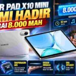 Honor Pad X10 Mini Resmi, Tablet Ringkas dengan Baterai 8.000 mAh