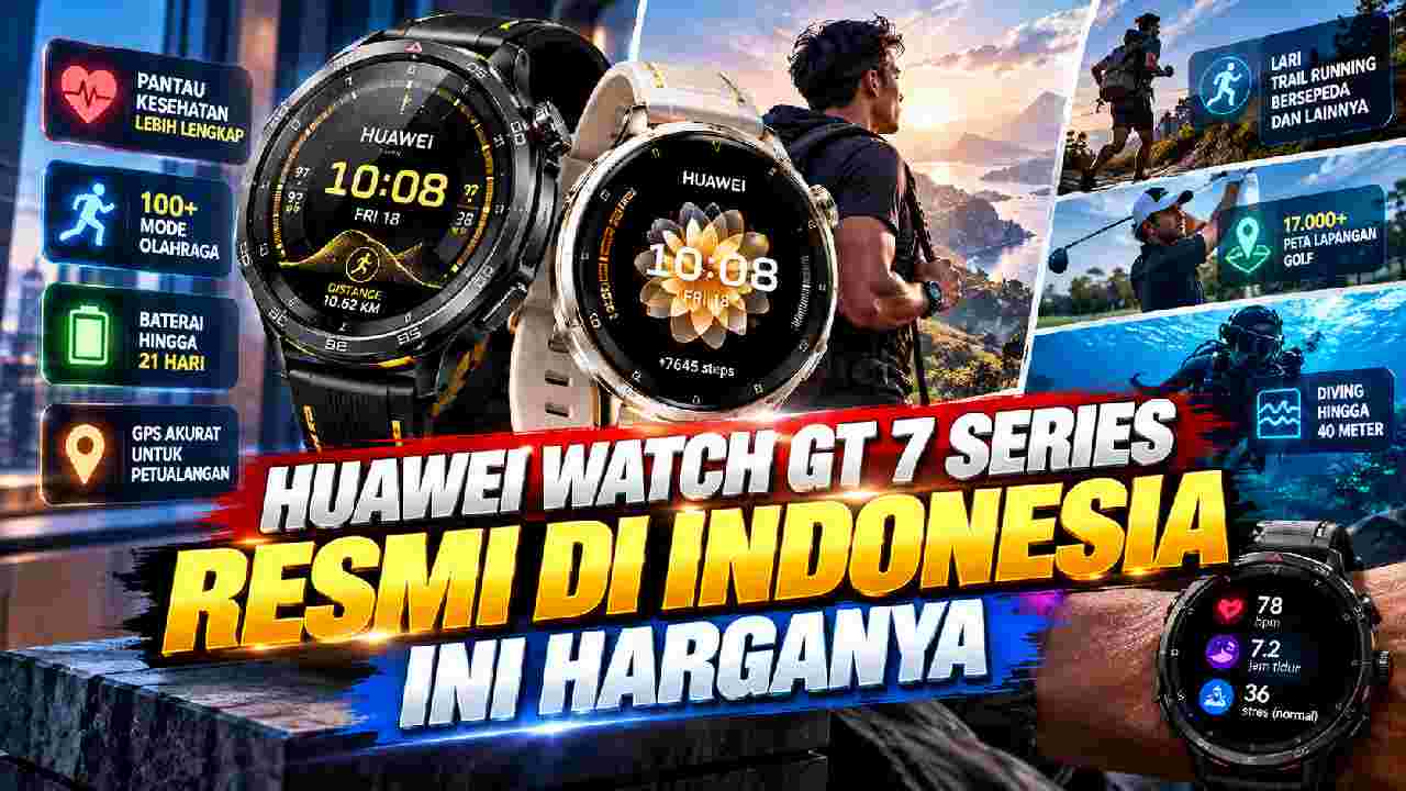 Huawei Watch GT 7 Series Resmi di Indonesia, Fitur Kesehatan Makin Lengkap