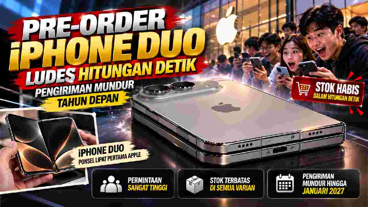 Pre-order iPhone Duo Ludes Seketika, Pengiriman Mundur hingga 2027