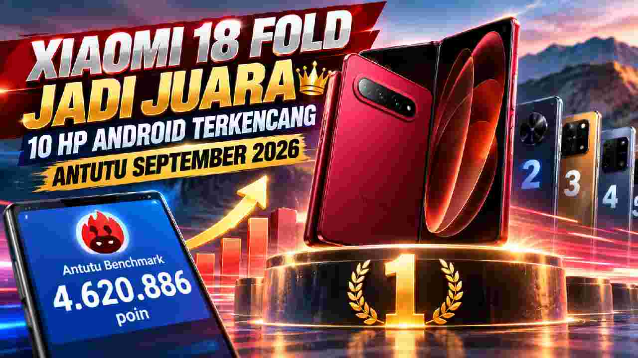 Xiaomi 18 Fold Kuasai AnTuTu, Jadi HP Android Terkencang September 2026