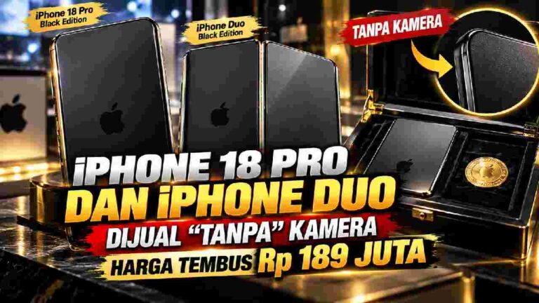 iPhone 18 Pro dan iPhone Duo Tanpa Kamera Tembus Rp189 Juta