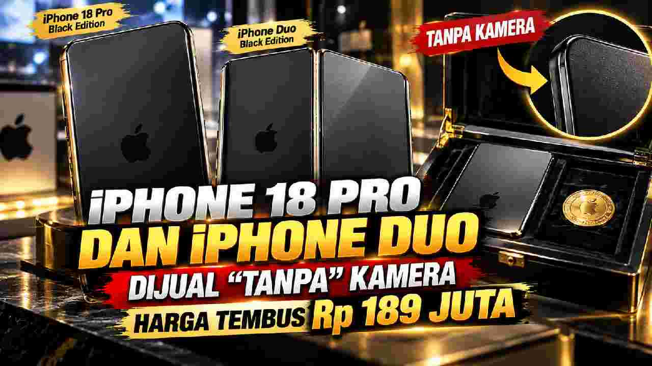iPhone 18 Pro dan iPhone Duo Tanpa Kamera Tembus Rp189 Juta